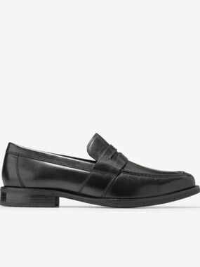 Men's Cole Haan Bedford Penny Loafers in Black Leather C40257